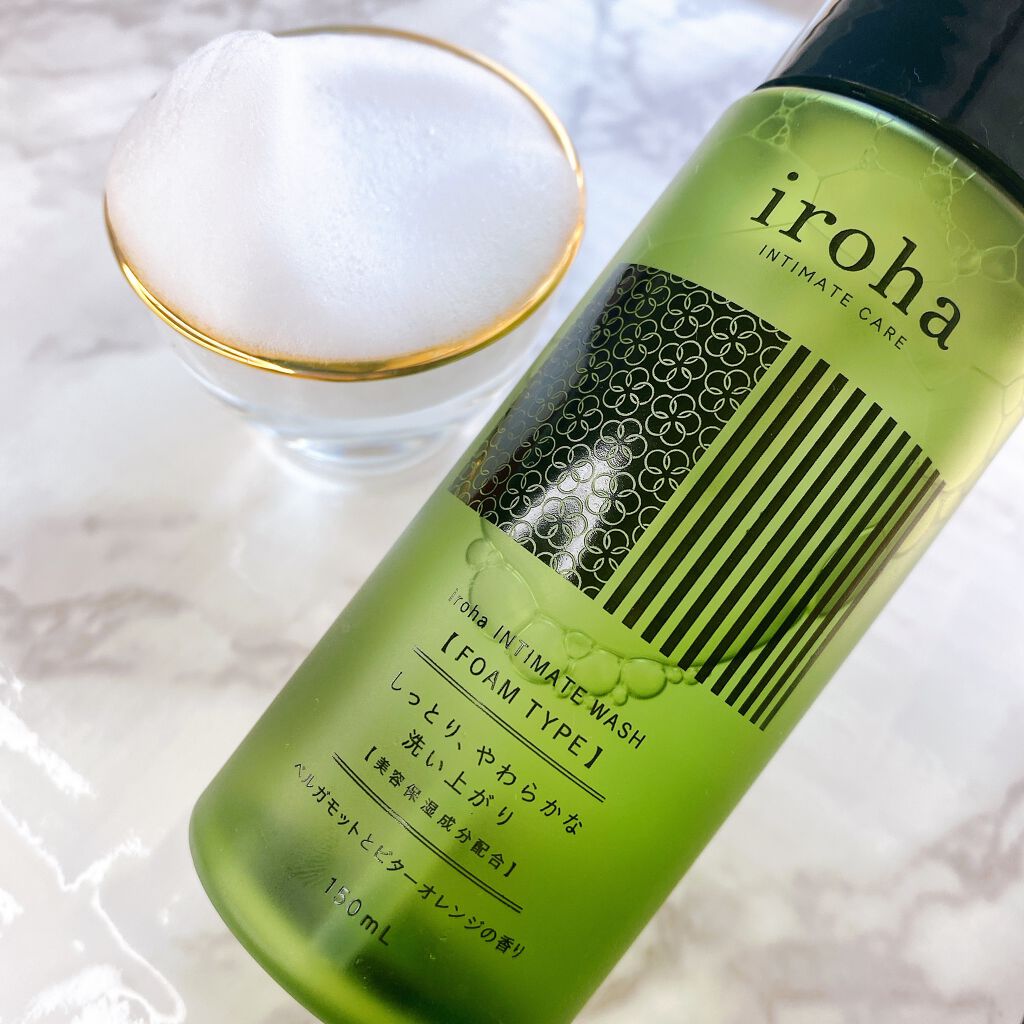 イロハ インティメートウォッシュ フォームタイプ ベルガモットとビターオレンジの香り/iroha INTIMATE CARE/デリケートゾーンケアを使ったクチコミ(4枚目)