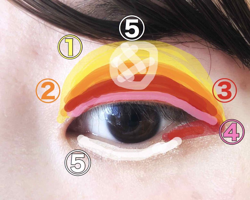 ジューシーピュアアイズ/キャンメイク/アイシャドウパレットを使ったクチコミ（3枚目）