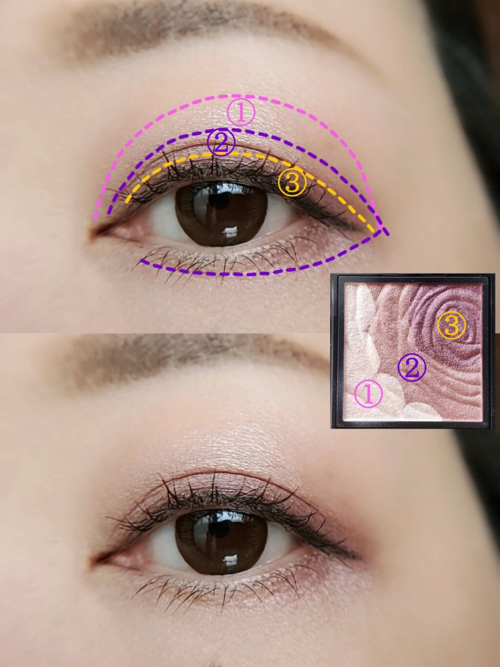 シングルカラー アイシャドウ/DHC/アイシャドウパレットを使ったクチコミ（3枚目）