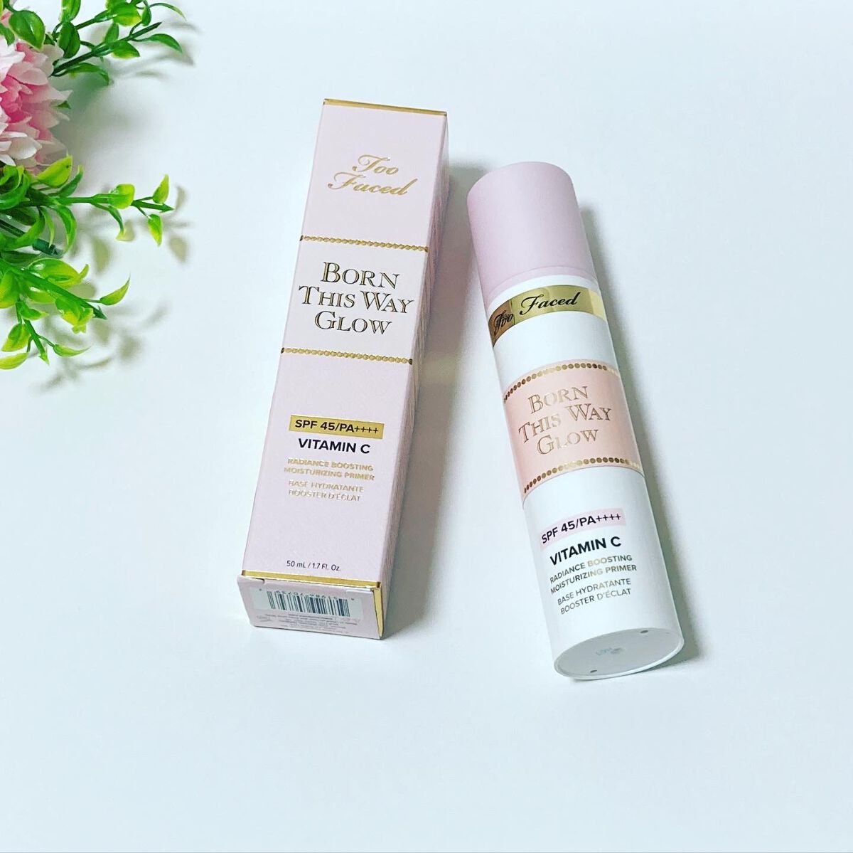 ボーン ディス ウェイ グロウ モイスチュアライジング メイクアップ プライマー/Too Faced/化粧下地を使ったクチコミ（1枚目）