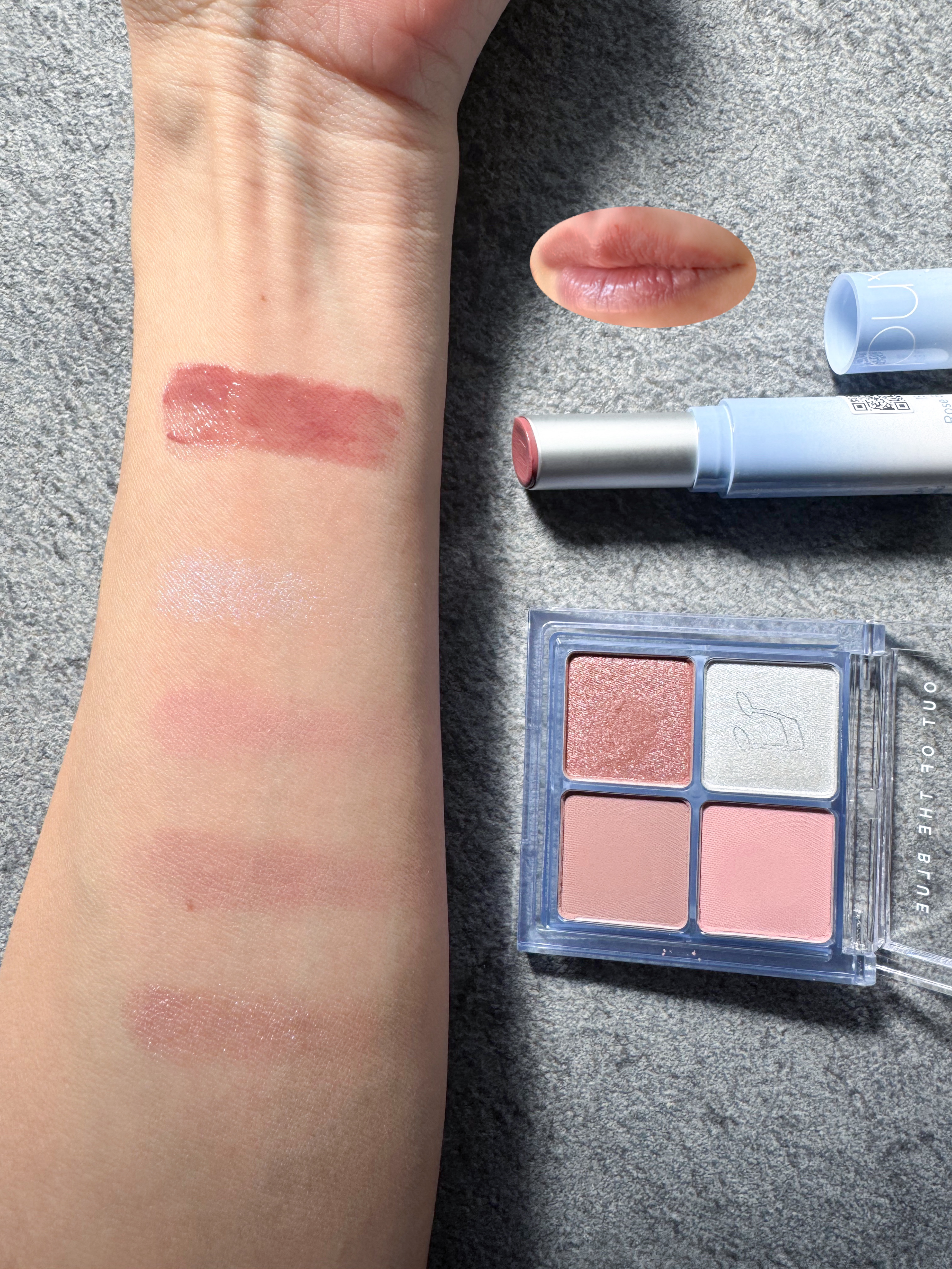 グラスティングメルティングバーム/rom&nd/リップバームを使ったクチコミ（3枚目）