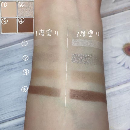 アンダーアイメーカー/dasique/アイシャドウパレットを使ったクチコミ(4枚目)