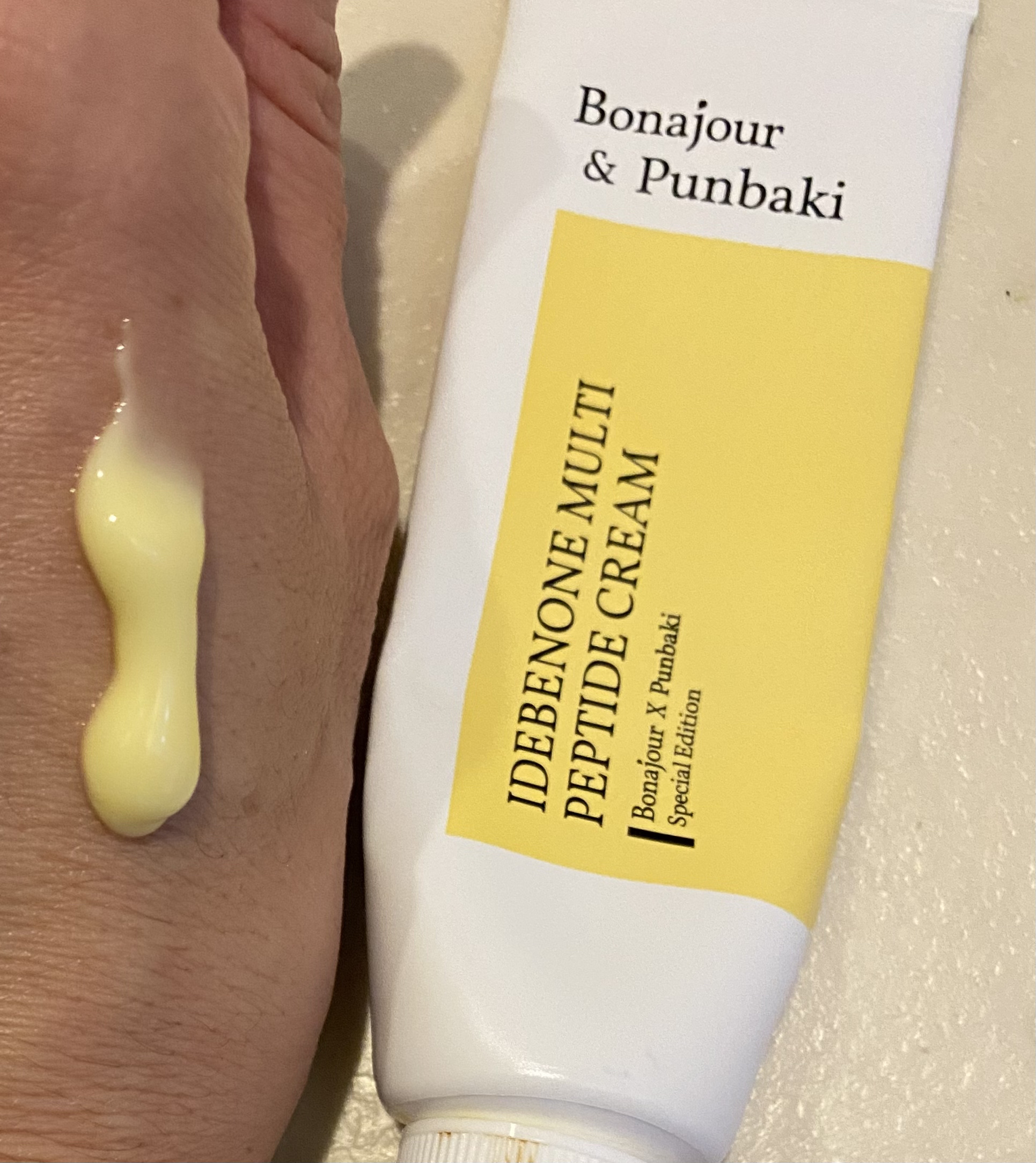 イデベノンマルチペプチドクリーム/Bonajour/フェイスクリームを使ったクチコミ（1枚目）