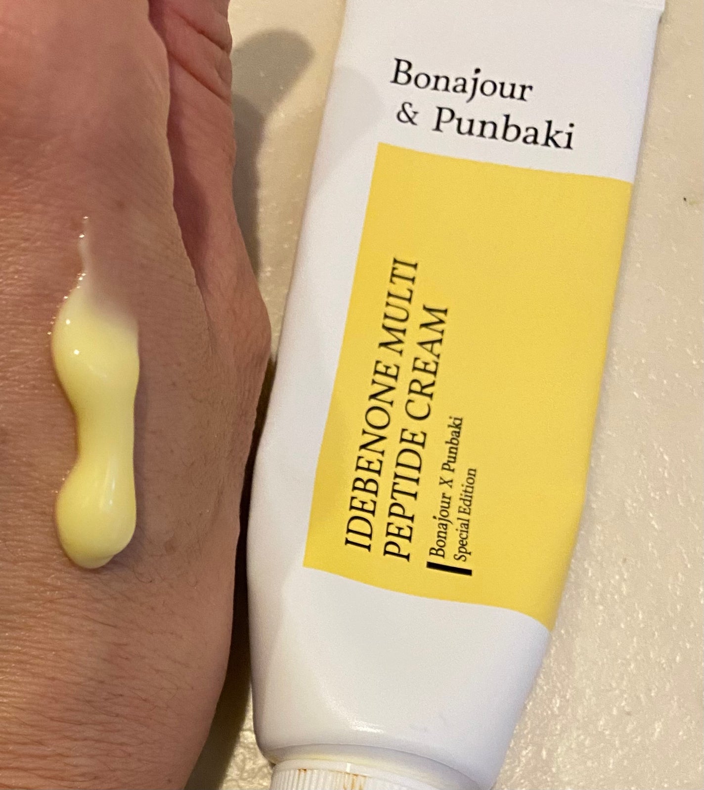 イデベノンマルチペプチドクリーム/Bonajour/フェイスクリームを使ったクチコミ(1枚目)
