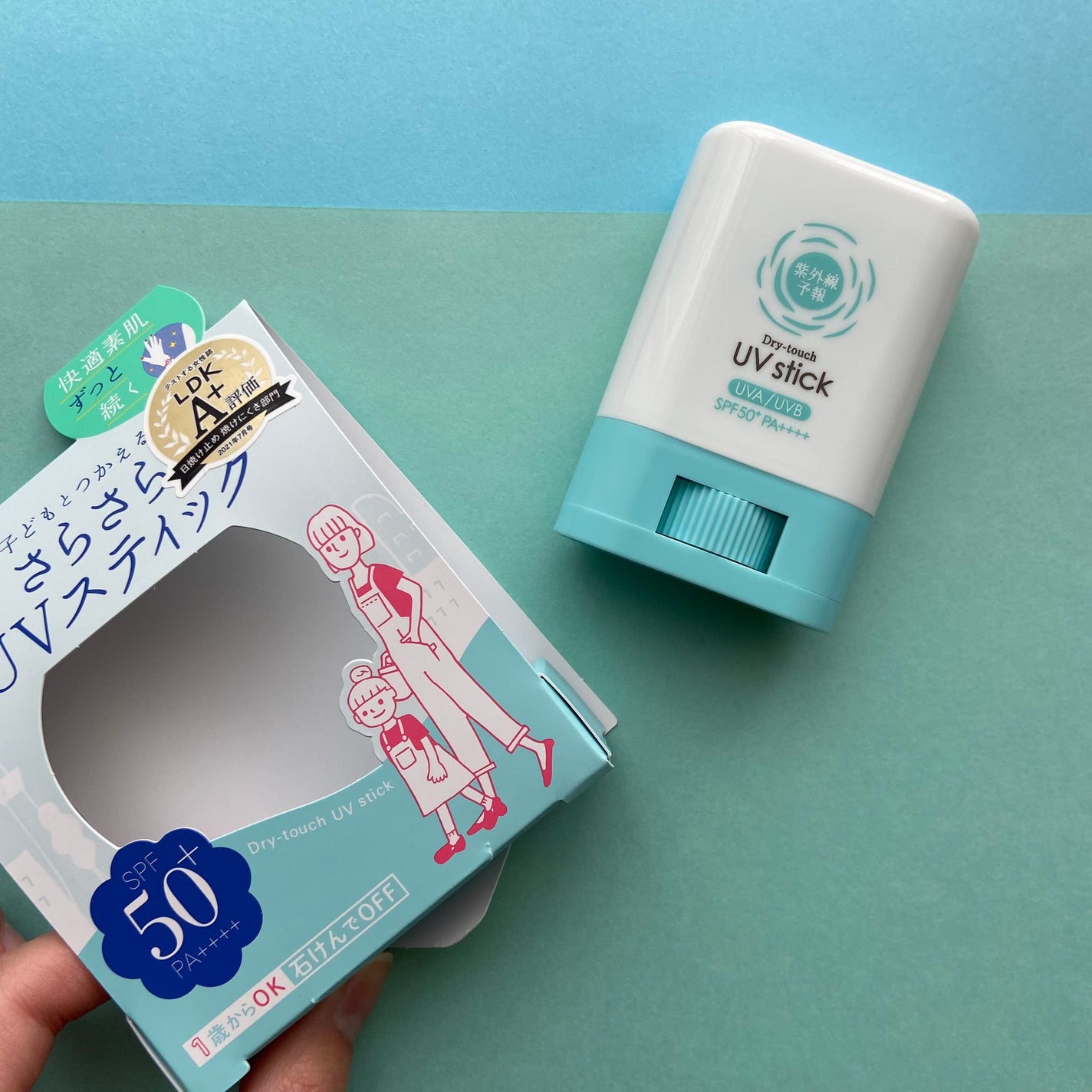 紫外線予報 さらさらUVスティックF/紫外線予報/日焼け止めスティックを使ったクチコミ(1枚目)