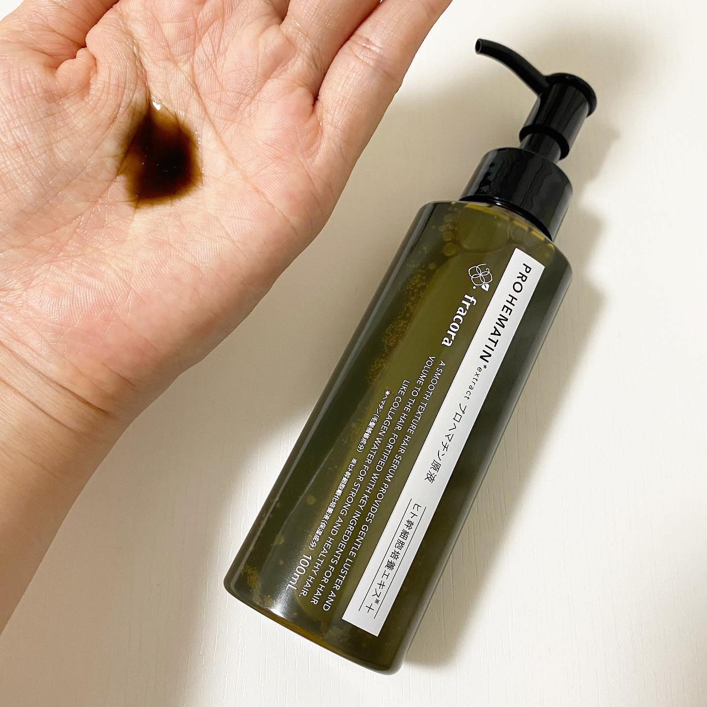 プロヘマチン原液 ヒト幹細胞培養エキス＋/fracora/洗い流すヘアトリートメントを使ったクチコミ（2枚目）