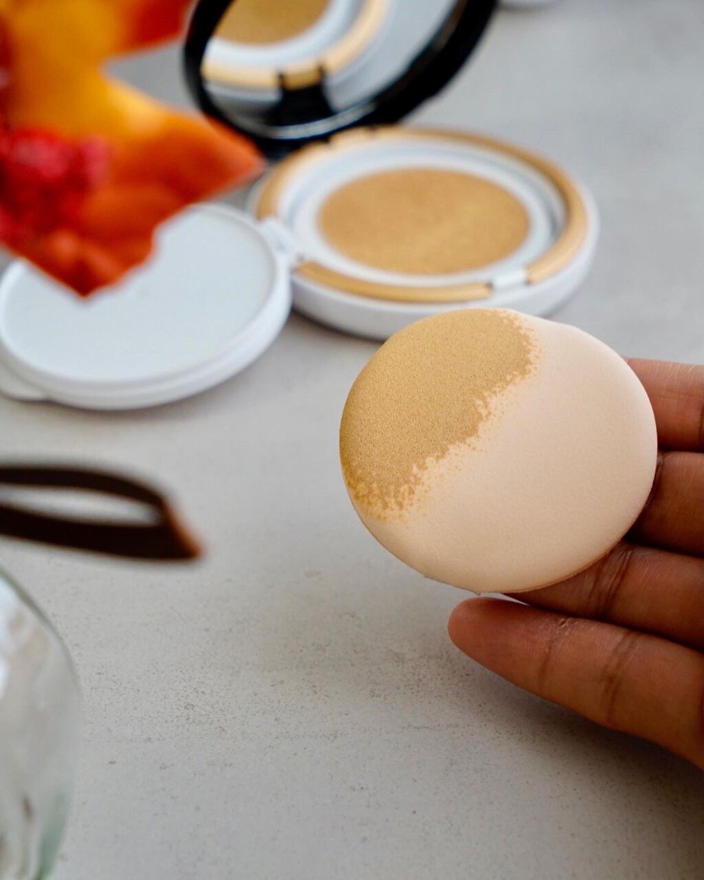 SIWA-KC オールインワンクッション/ハーブ健康本舗/クッションファンデーションを使ったクチコミ（3枚目）