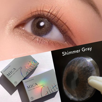 MICA.3month/NANA LENS/カラーコンタクトレンズを使ったクチコミ(2枚目)