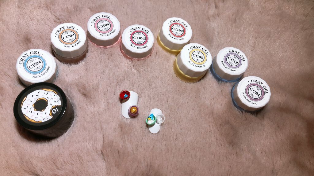 ジェルネイル（ライト対応）/セリア/ジェルネイルを使ったクチコミ（3枚目）