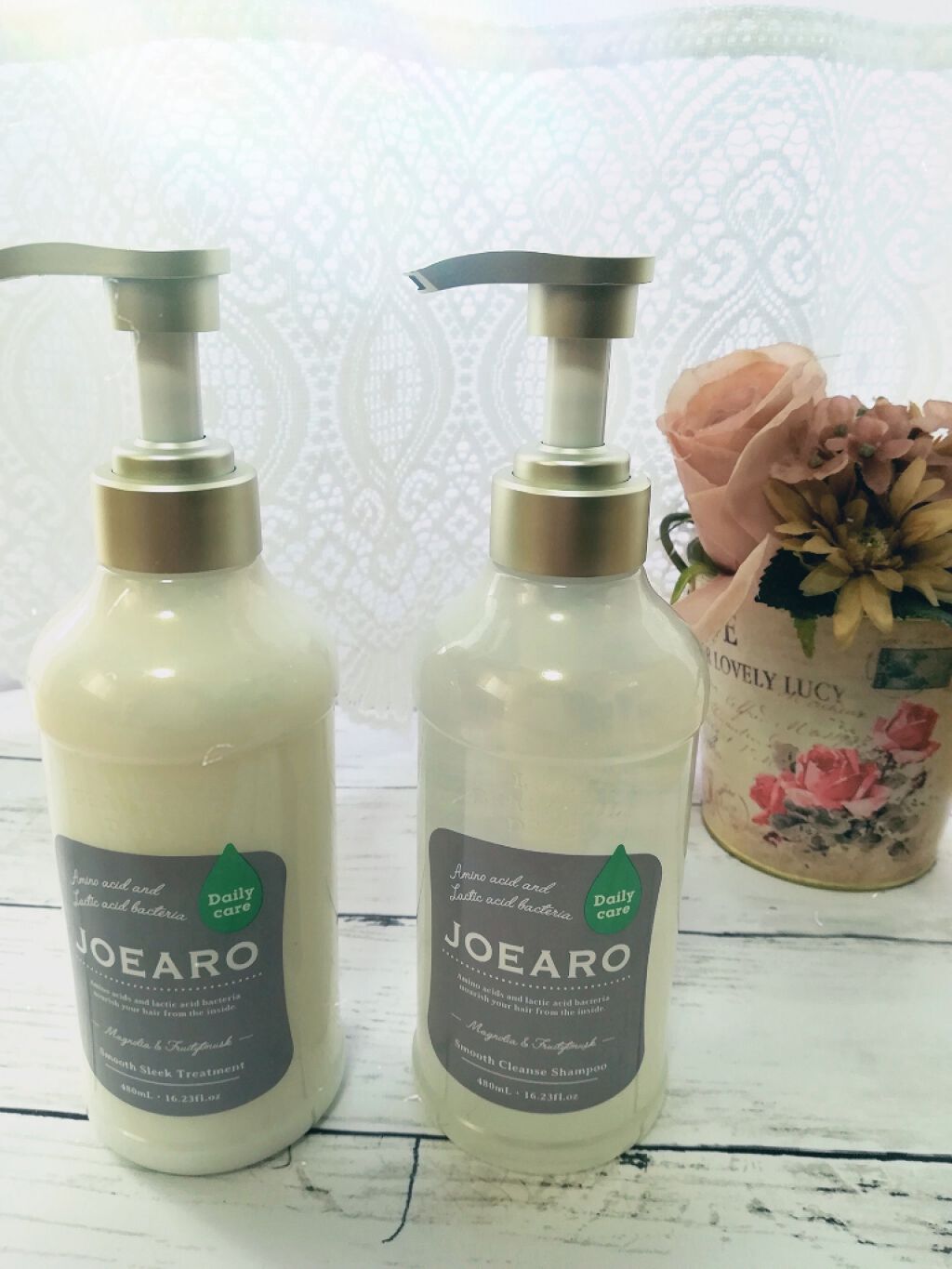 スムースクレンズシャンプー／スムーススリークトリートメント/JOEARO/市販シャンプーを使ったクチコミ（2枚目）
