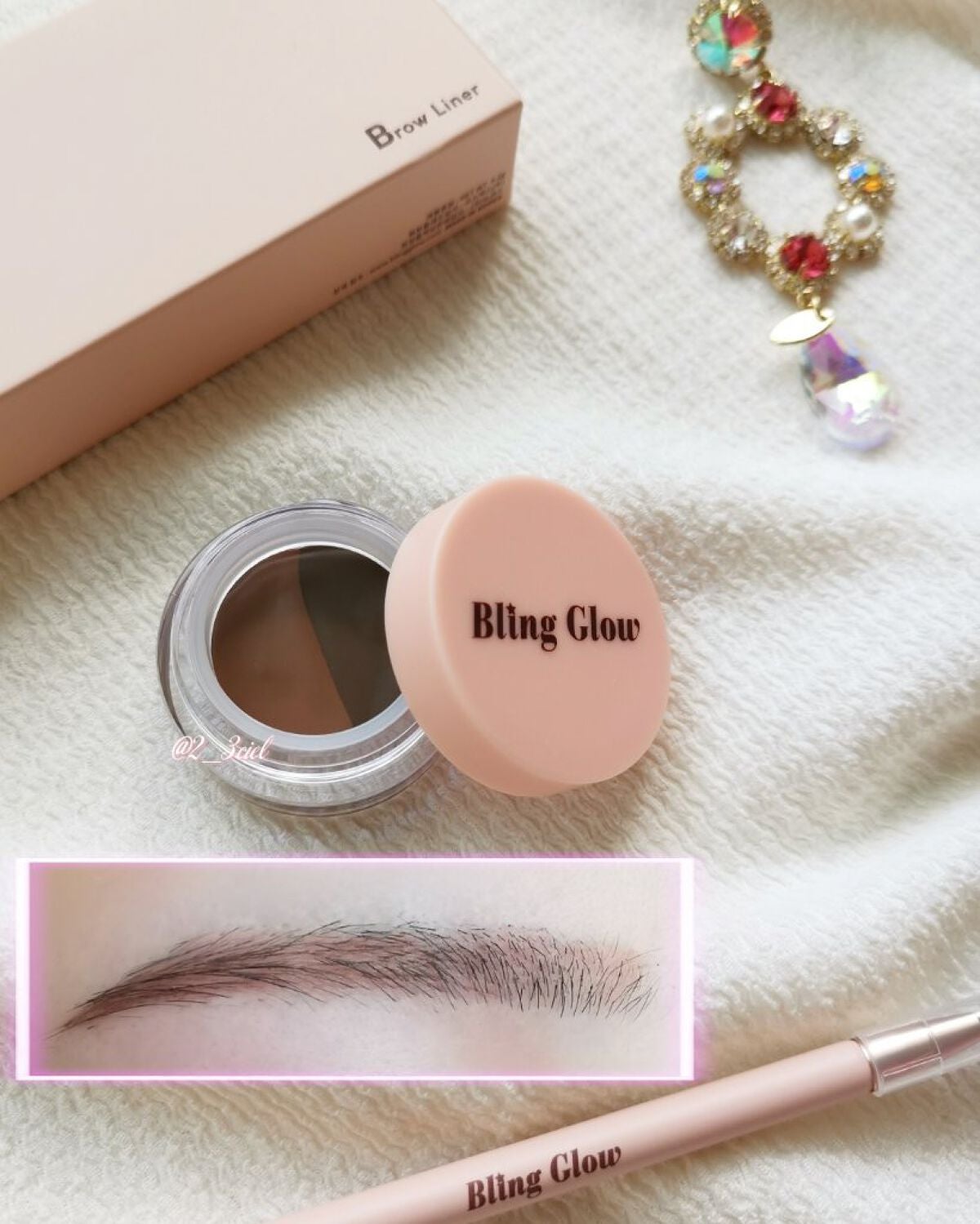 ブロウライナー/BLING GLOW/その他アイブロウを使ったクチコミ(7枚目)