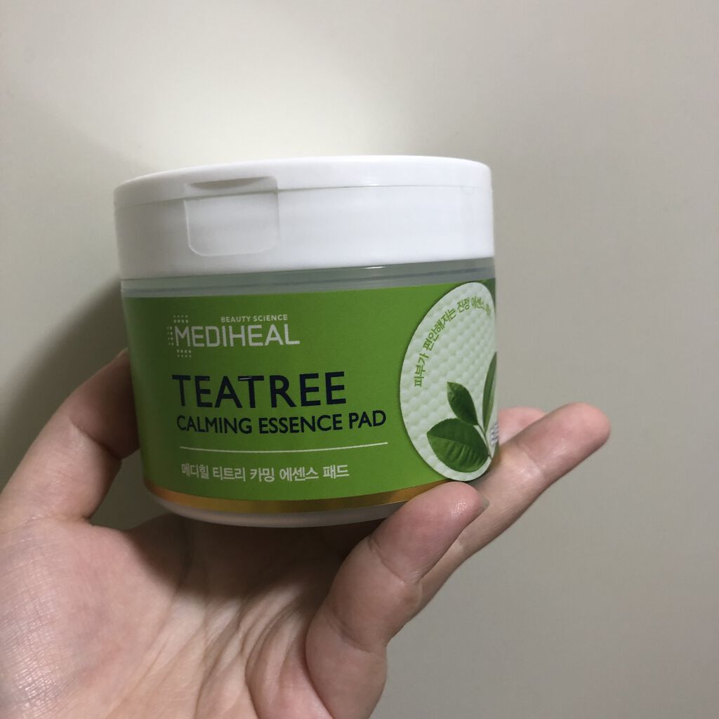 ティーツリーカーミングエッセンスパッド/MEDIHEAL/トナーパッドを使ったクチコミ（1枚目）