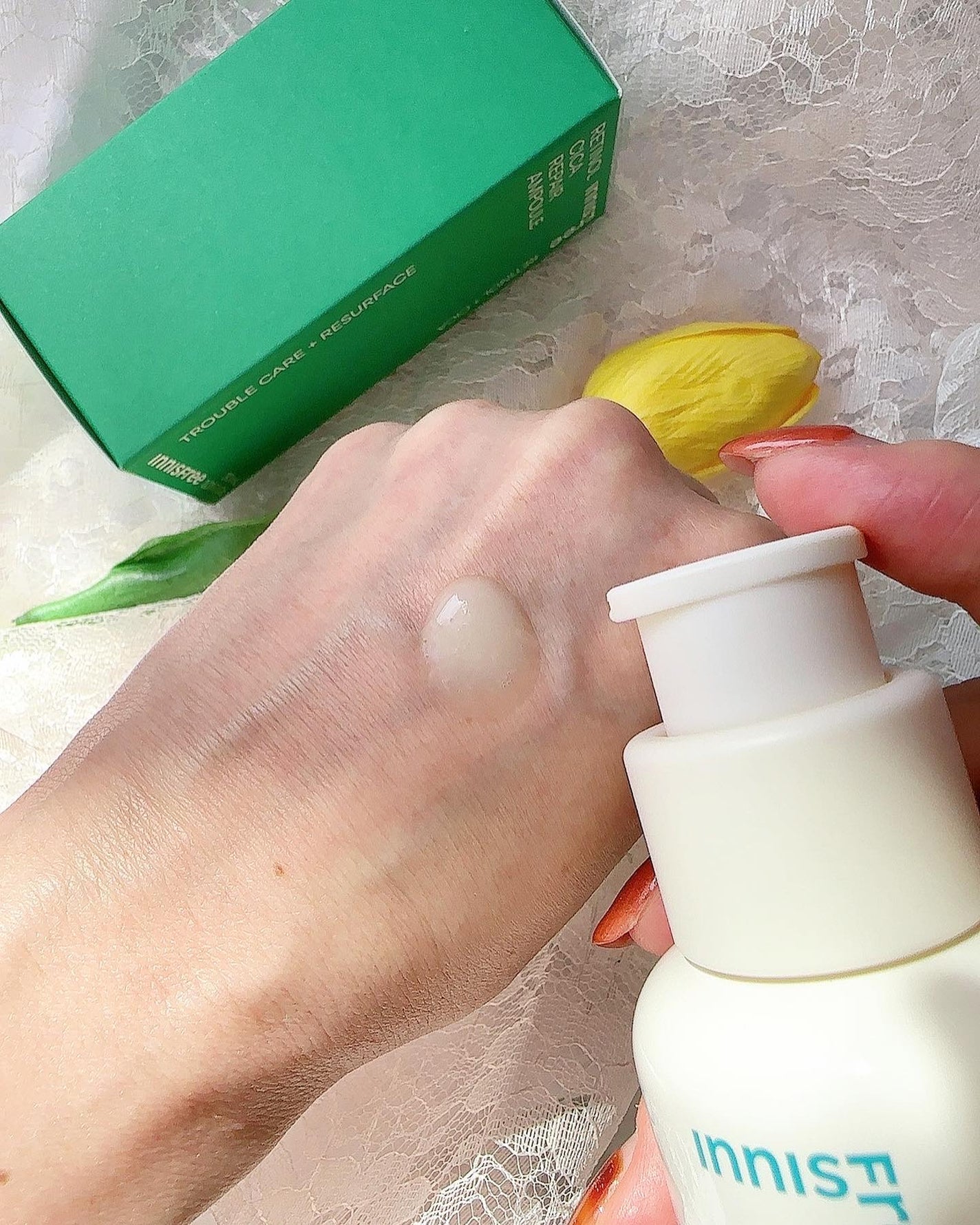 レチノール シカ リペア セラム/innisfree/美容液を使ったクチコミ(2枚目)