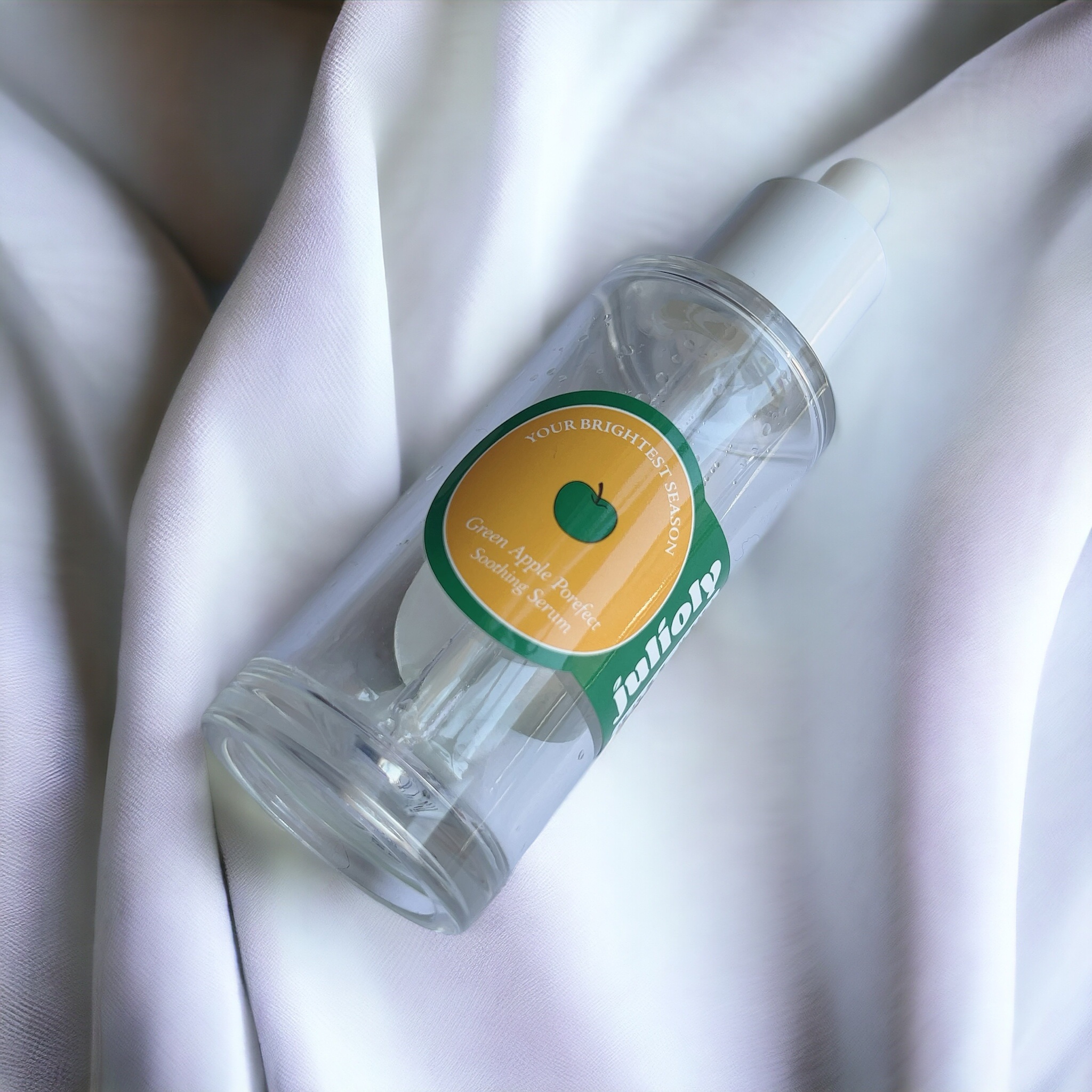 青リンゴ毛穴ケアセラム/Julioly/美容液を使ったクチコミ（2枚目）