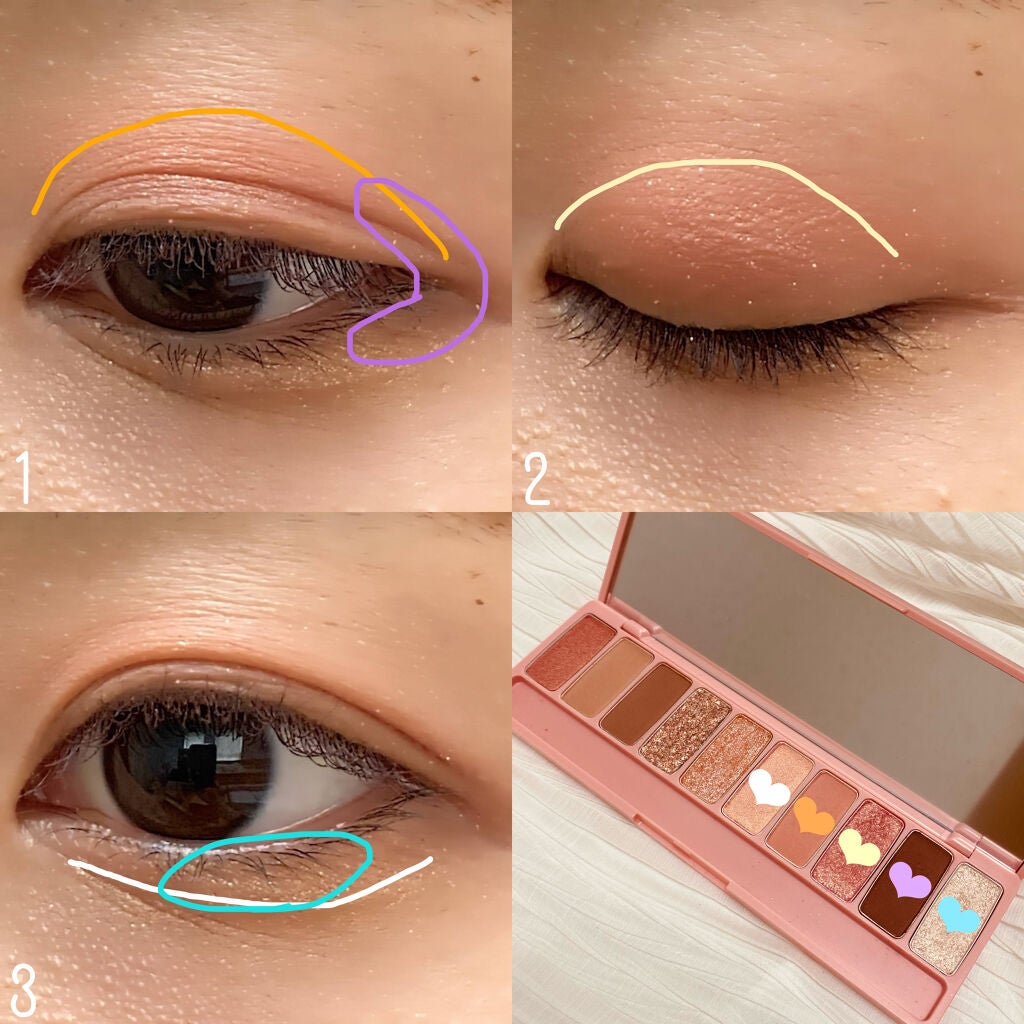 プレイカラー アイシャドウ/ETUDE/アイシャドウパレットを使ったクチコミ(2枚目)