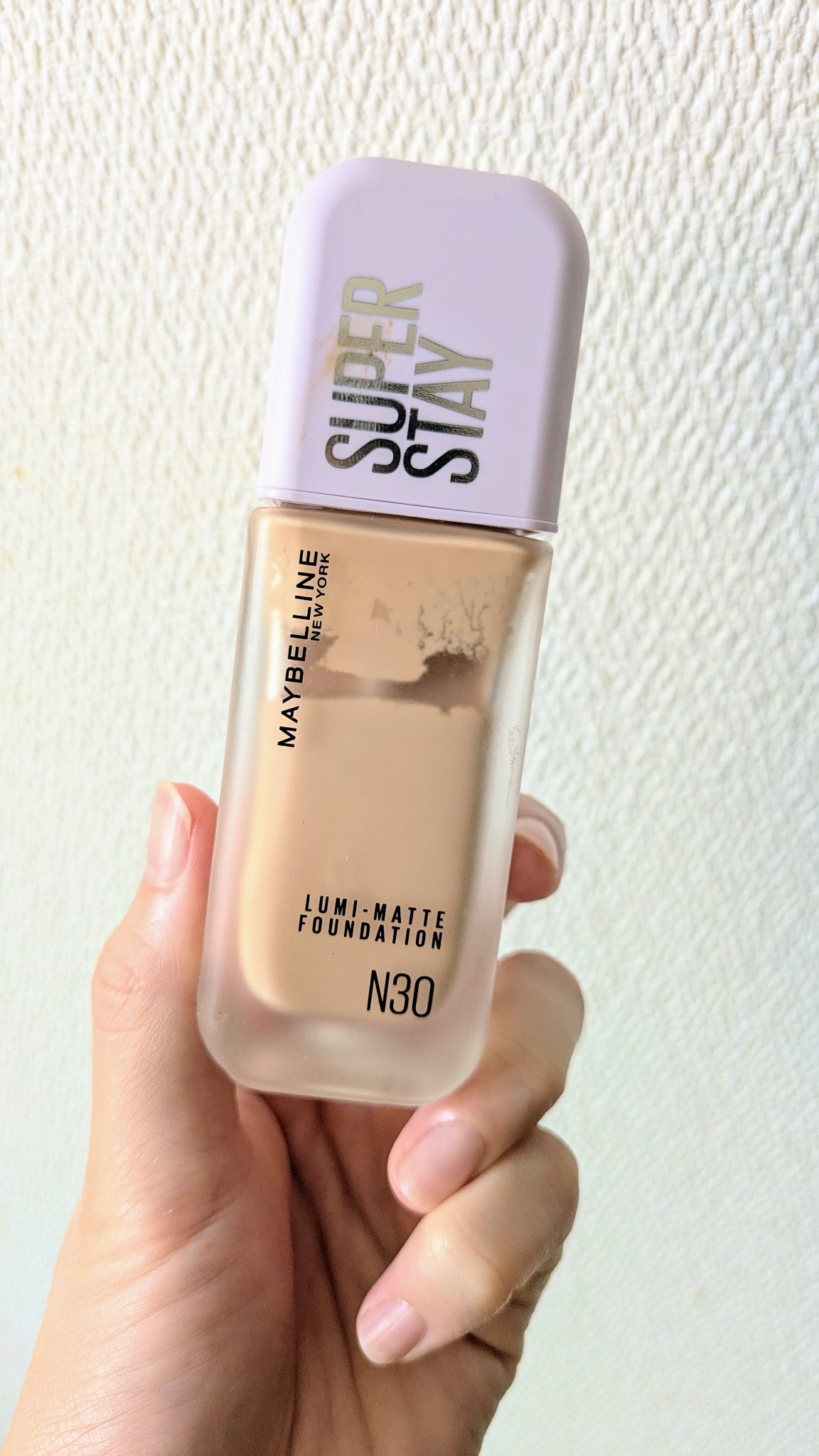 SPステイ ルミマット リキッド ファンデーション N30/MAYBELLINE NEW YORK/リキッドファンデーションを使ったクチコミ（1枚目）