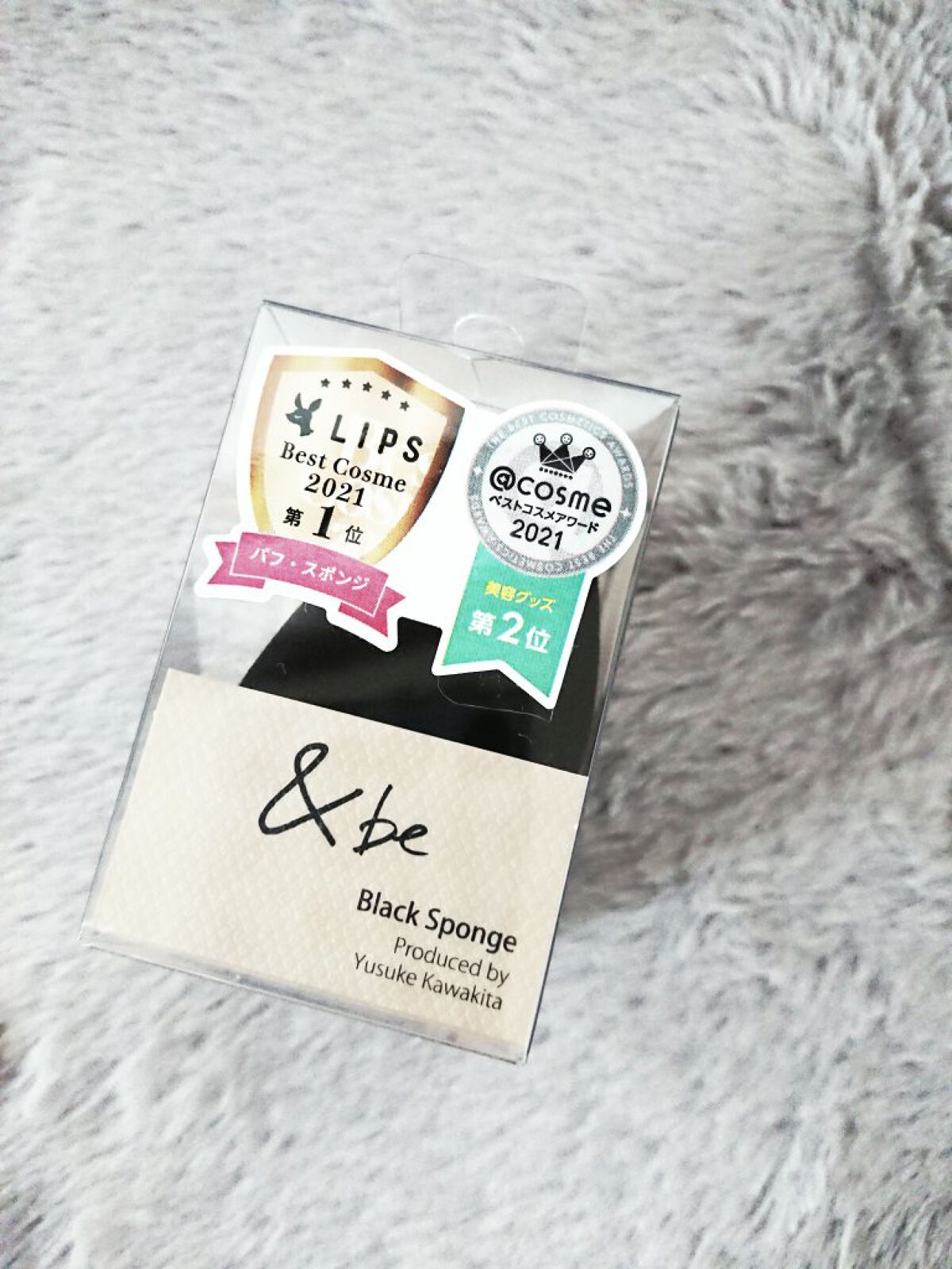 &be ブラックスポンジ/&be/パフ・スポンジを使ったクチコミ(1枚目)
