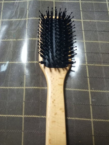 ブナ材ヘアブラシ ミックス毛/無印良品/ヘアブラシを使ったクチコミ(1枚目)