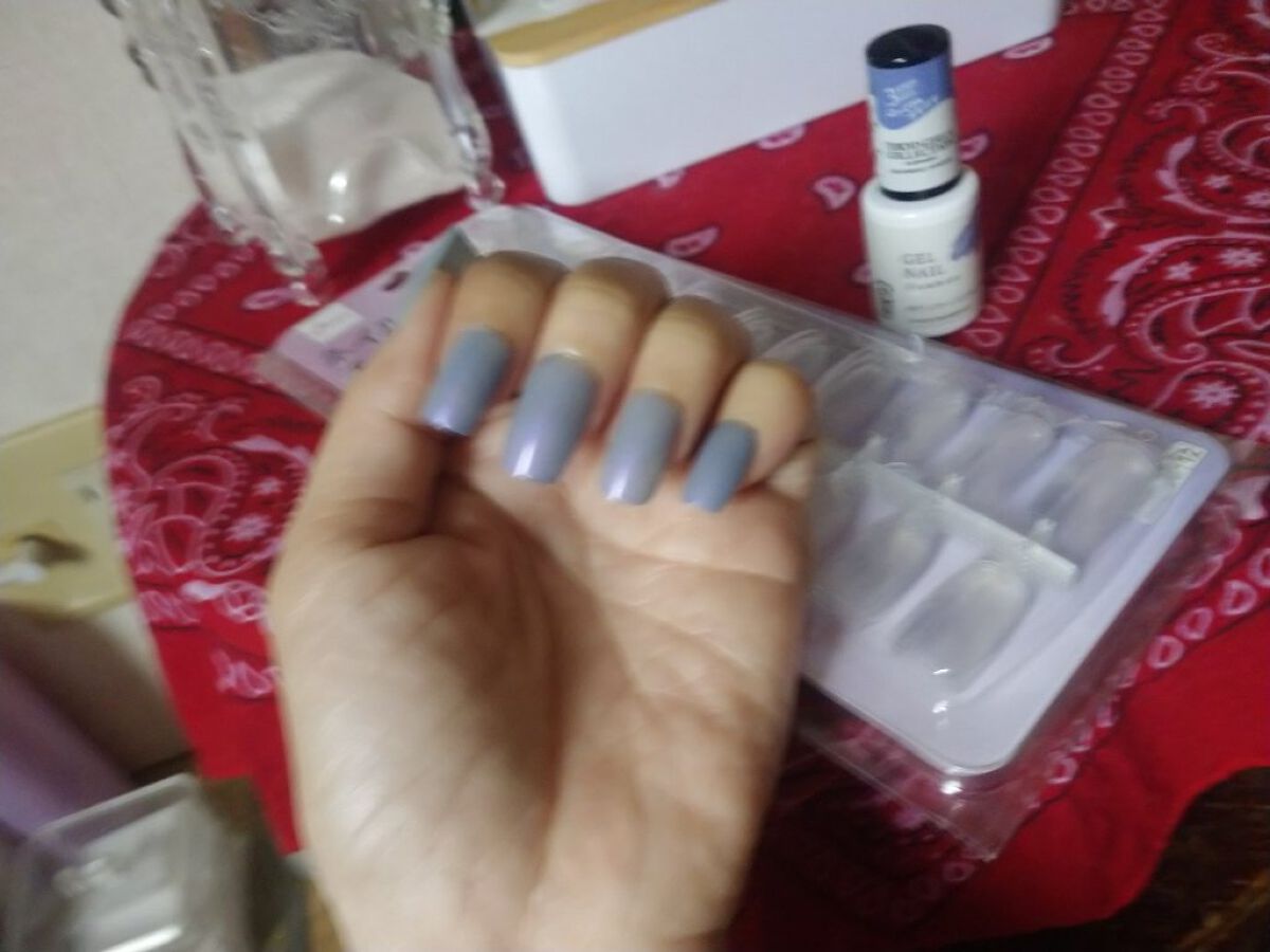 ジェルネイルDA 17 シマーバイオレット/IDATE/ジェルネイルを使ったクチコミ（1枚目）