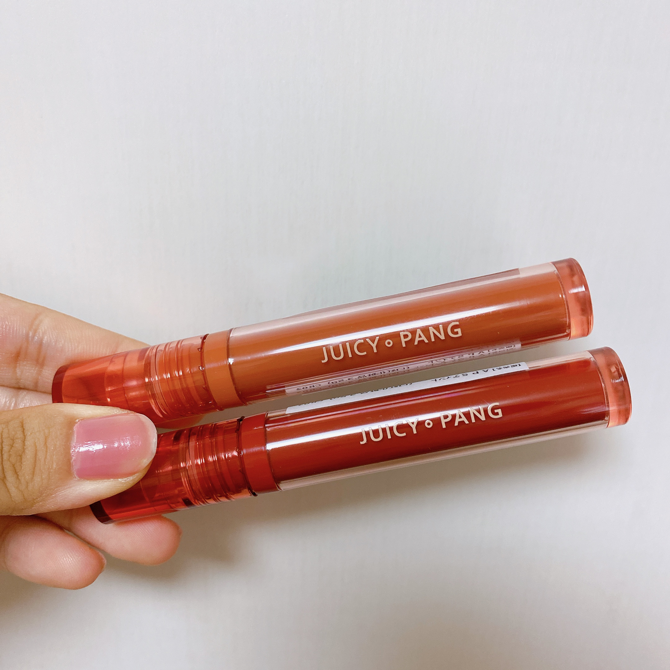 アピュー ジューシーパン ウォーターティント CR01　甘柿/A’pieu/リップティントを使ったクチコミ（1枚目）