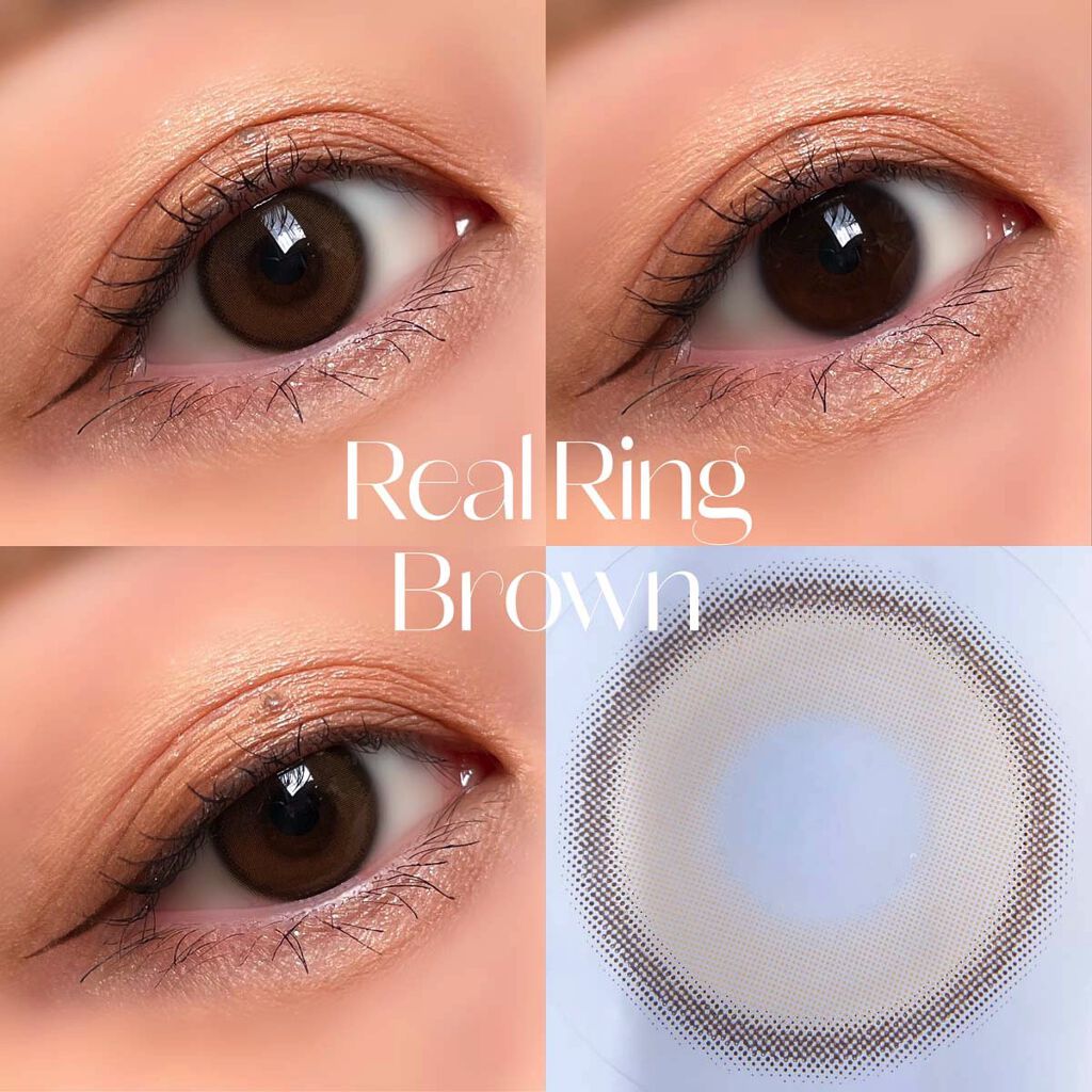 Real Ring 1Month グレー/OLENS/１ヶ月（１MONTH）カラコンを使ったクチコミ（3枚目）