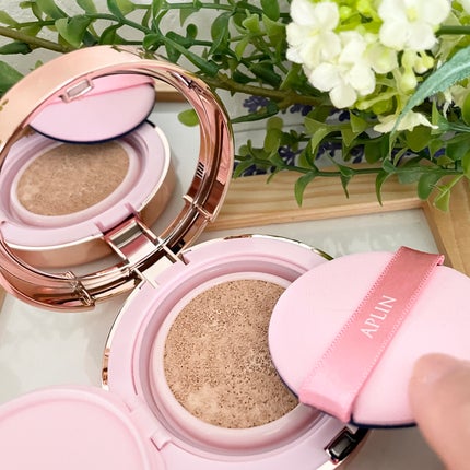 ピンクティーツリーカバーアップグロウクッション/APLIN/クッションファンデーションを使ったクチコミ(2枚目)