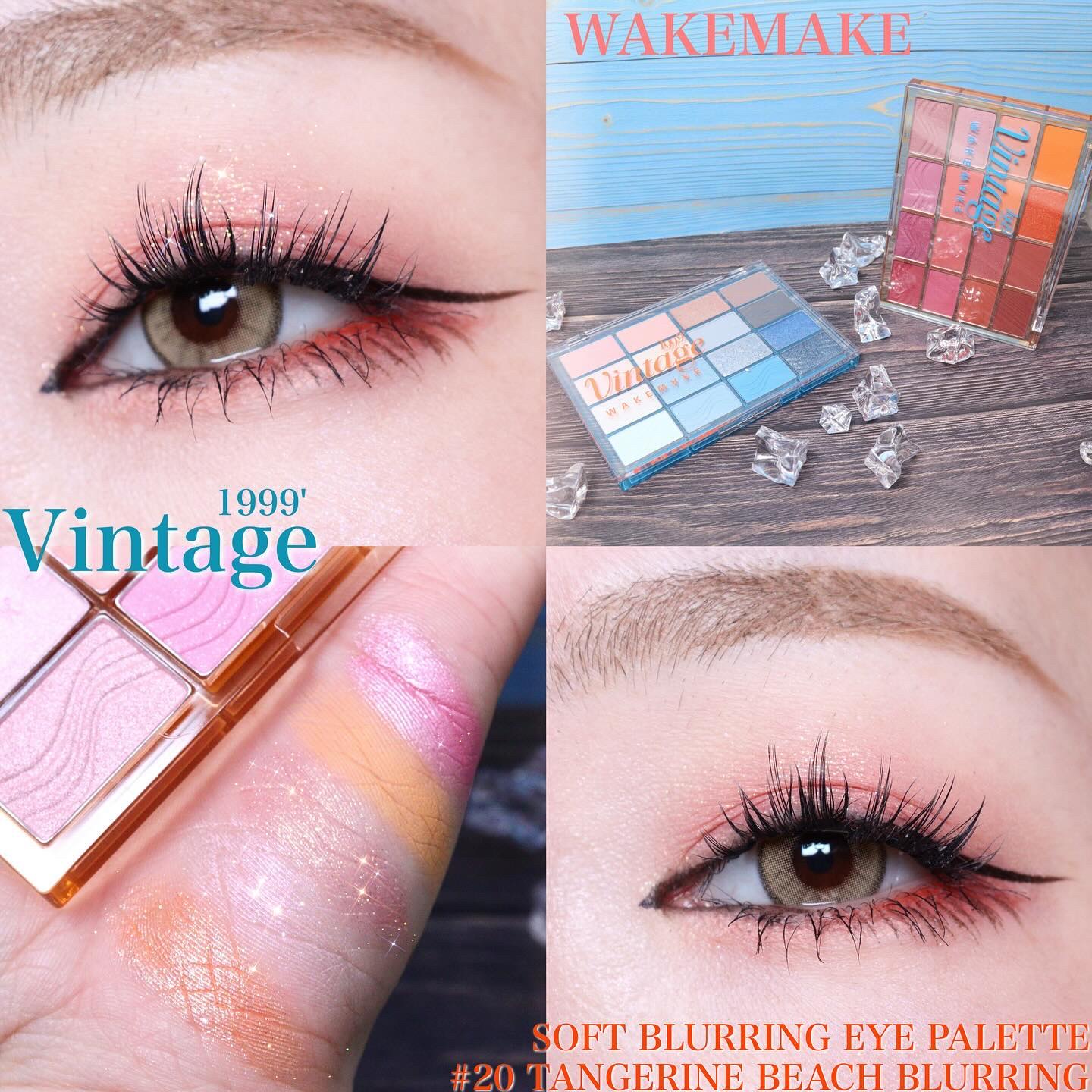 ソフトブラーリングアイパレット/wakemake/アイシャドウパレットを使ったクチコミ（1枚目）
