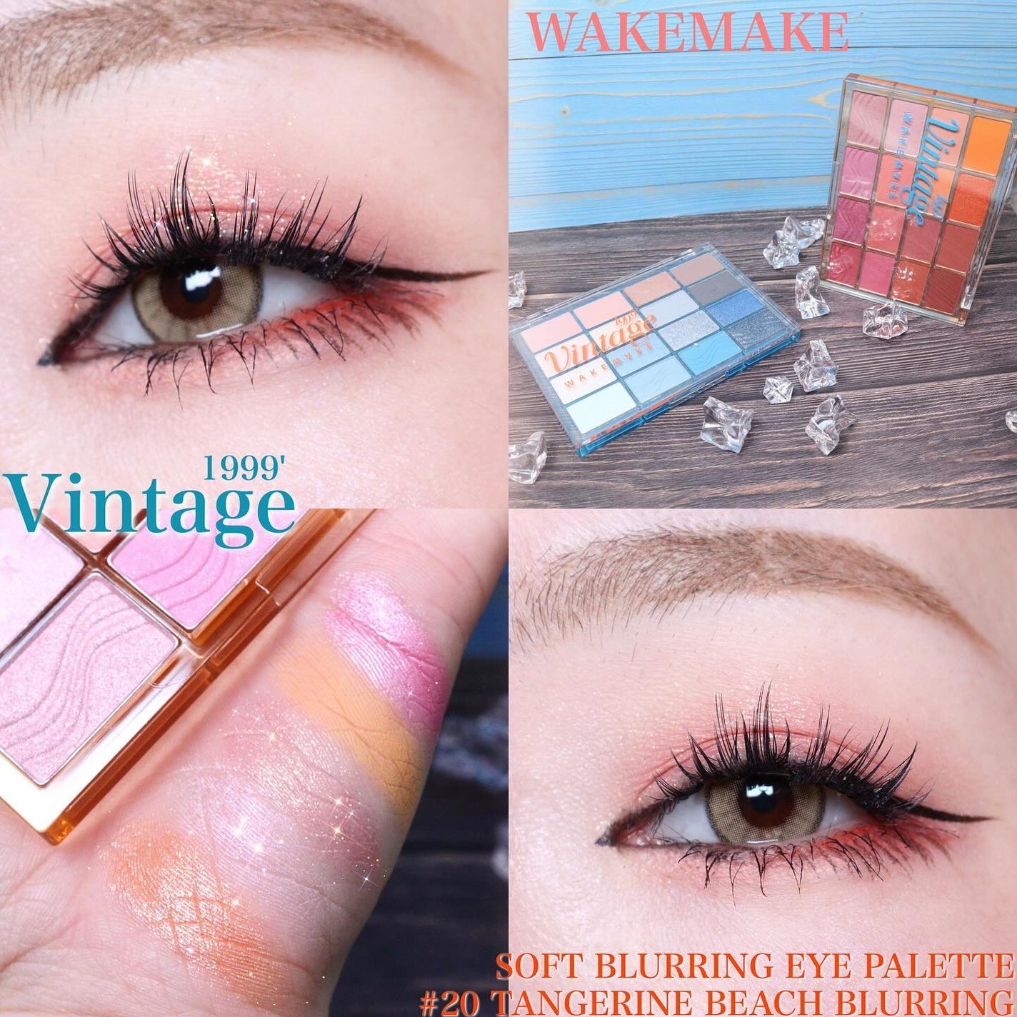 ソフトブラーリングアイパレット/wakemake/アイシャドウパレットを使ったクチコミ(1枚目)