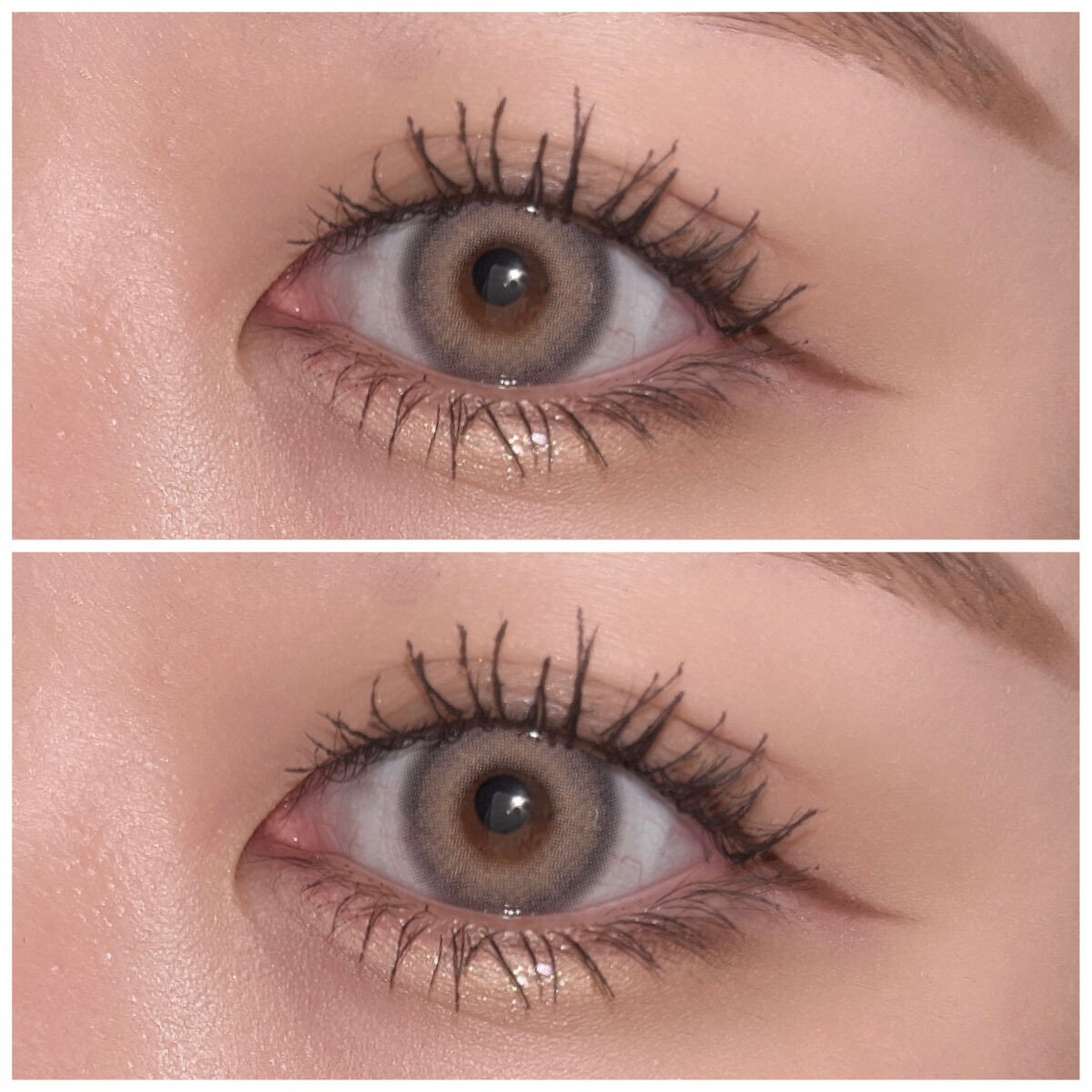 トリッドラブベージュマンスリー (TORRID LOVE BEIGE monthly)/OLOLA/１ヶ月（１MONTH）カラコンを使ったクチコミ（2枚目）