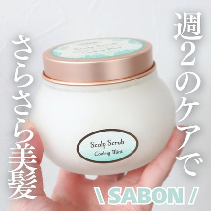 ヘッドスクラブ リフレッシング(ミント)/SABON/ヘッドスクラブを使ったクチコミ(1枚目)