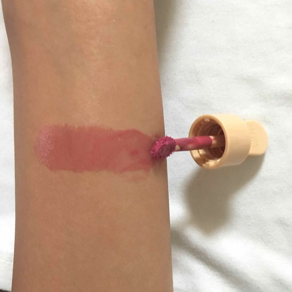 ディアダーリン ウォータージェルティント （アイスティント）/ETUDE/口紅を使ったクチコミ（2枚目）