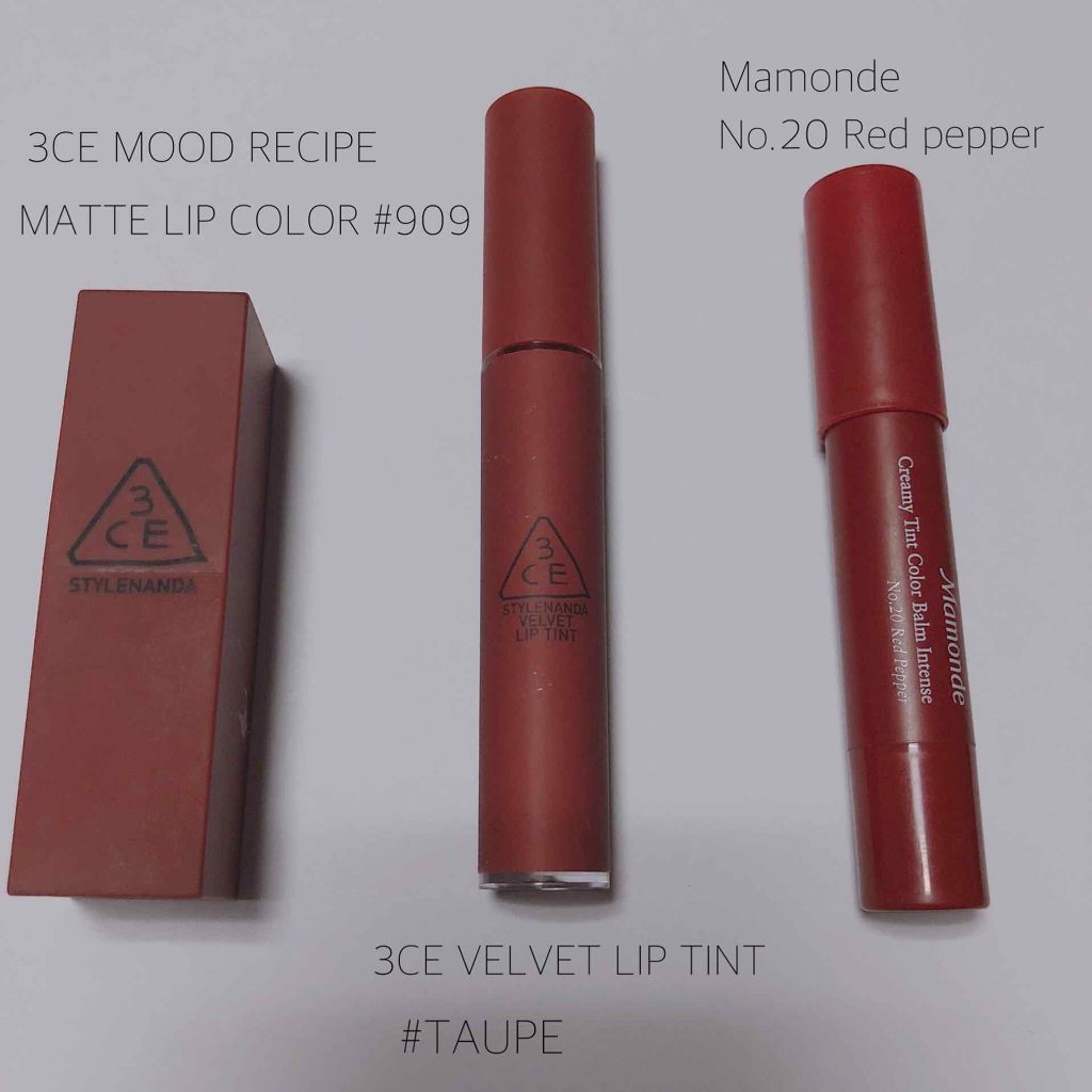 3CE MOOD RECIPE LIP COLOR/3CE/口紅を使ったクチコミ(2枚目)