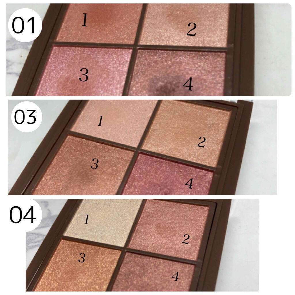 ニュアンスオンアイシャドウ/CEZANNE/アイシャドウパレットを使ったクチコミ(2枚目)