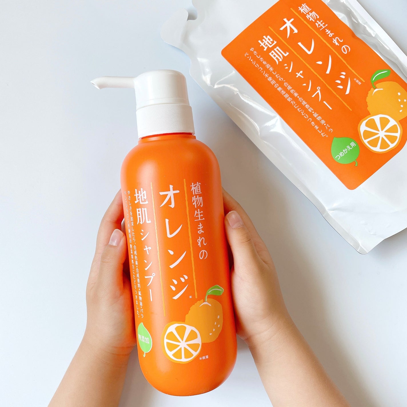 植物生まれのオレンジ地肌シャンプーS/オレンジ果汁トリートメントN/石澤研究所/市販シャンプーを使ったクチコミ(1枚目)