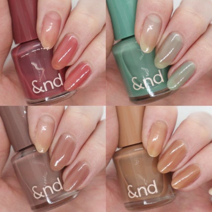 アンドバイロムアンド グラッシードロップネイル/&nd by rom&nd/マニキュアを使ったクチコミ(2枚目)