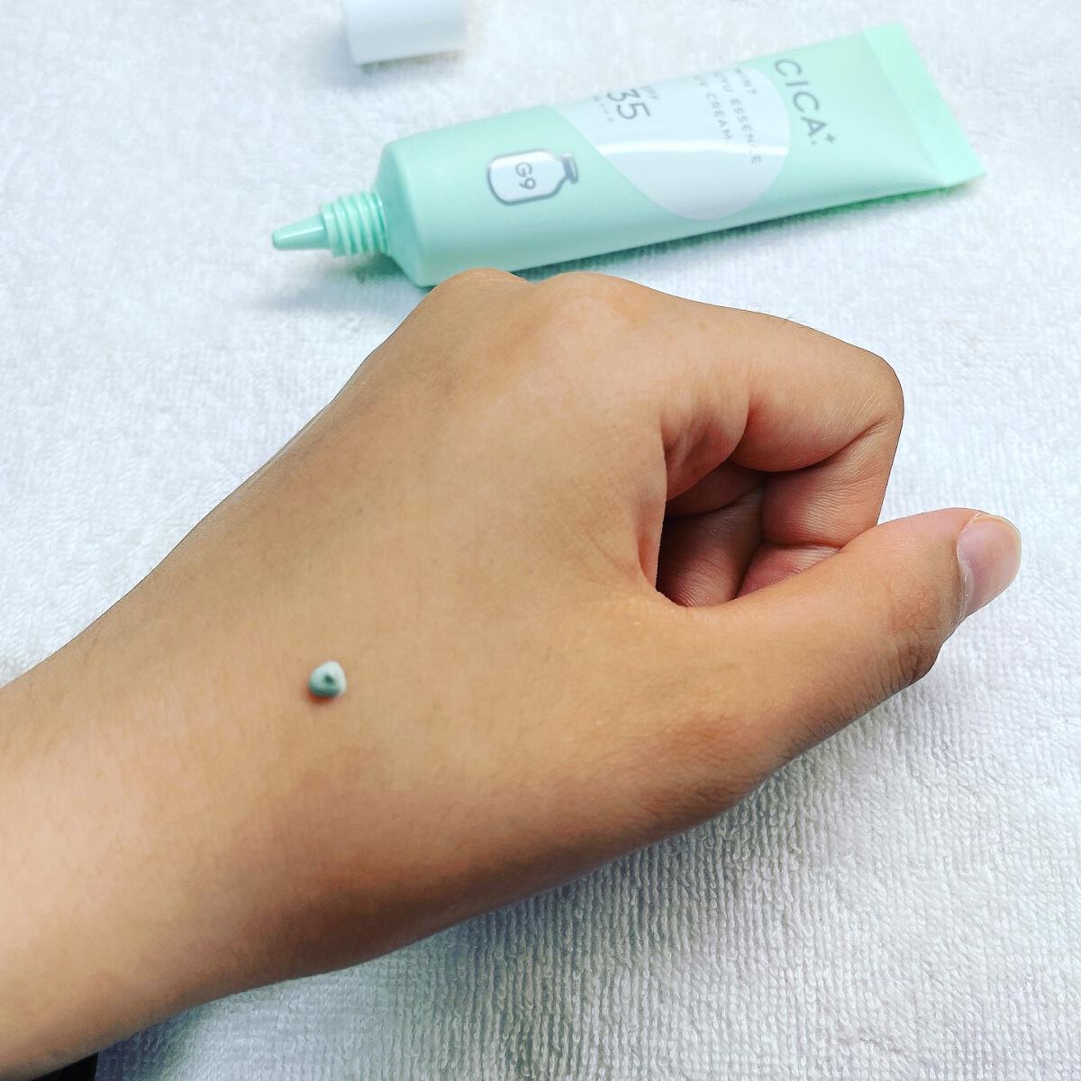 ウユエッセンス UVクリーム/G9SKIN/日焼け止めクリームを使ったクチコミ(9枚目)