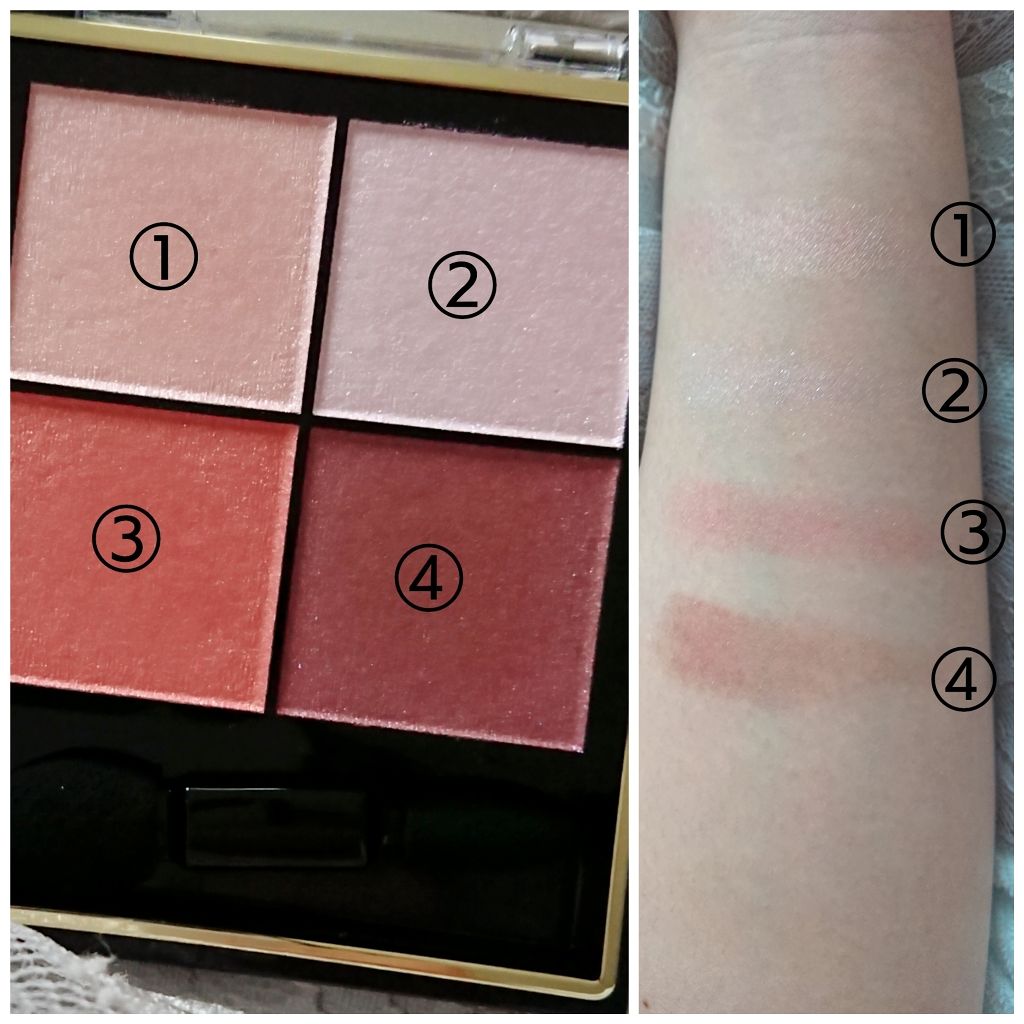 リアルクローズシャドウ/excel/アイシャドウパレットを使ったクチコミ（2枚目）