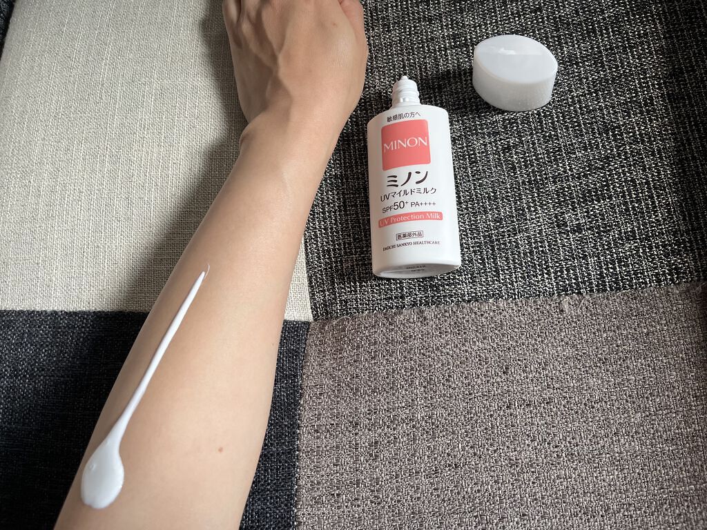 ミノンUVマイルドミルク/ミノン/日焼け止めミルクを使ったクチコミ（3枚目）
