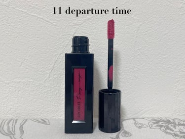 ルージュ デコルテ リキッド 11 departure time（Dewy rouge ）/DECORTÉ/口紅を使ったクチコミ（2枚目）