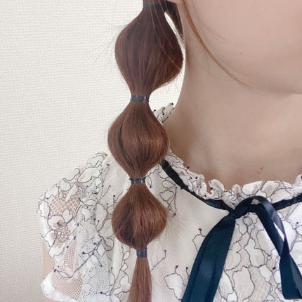 からまないゴム(100本入)/DAISO/ヘアアクセサリーを使ったクチコミ(3枚目)