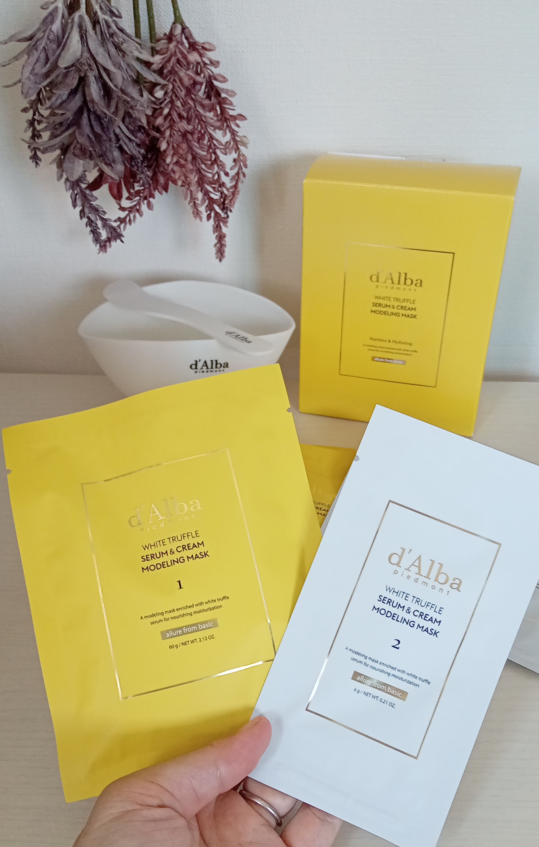 WHITE TRUFFLE SERUM & CREAM MODELING MASK/ダルバ/その他スキンケアを使ったクチコミ（1枚目）