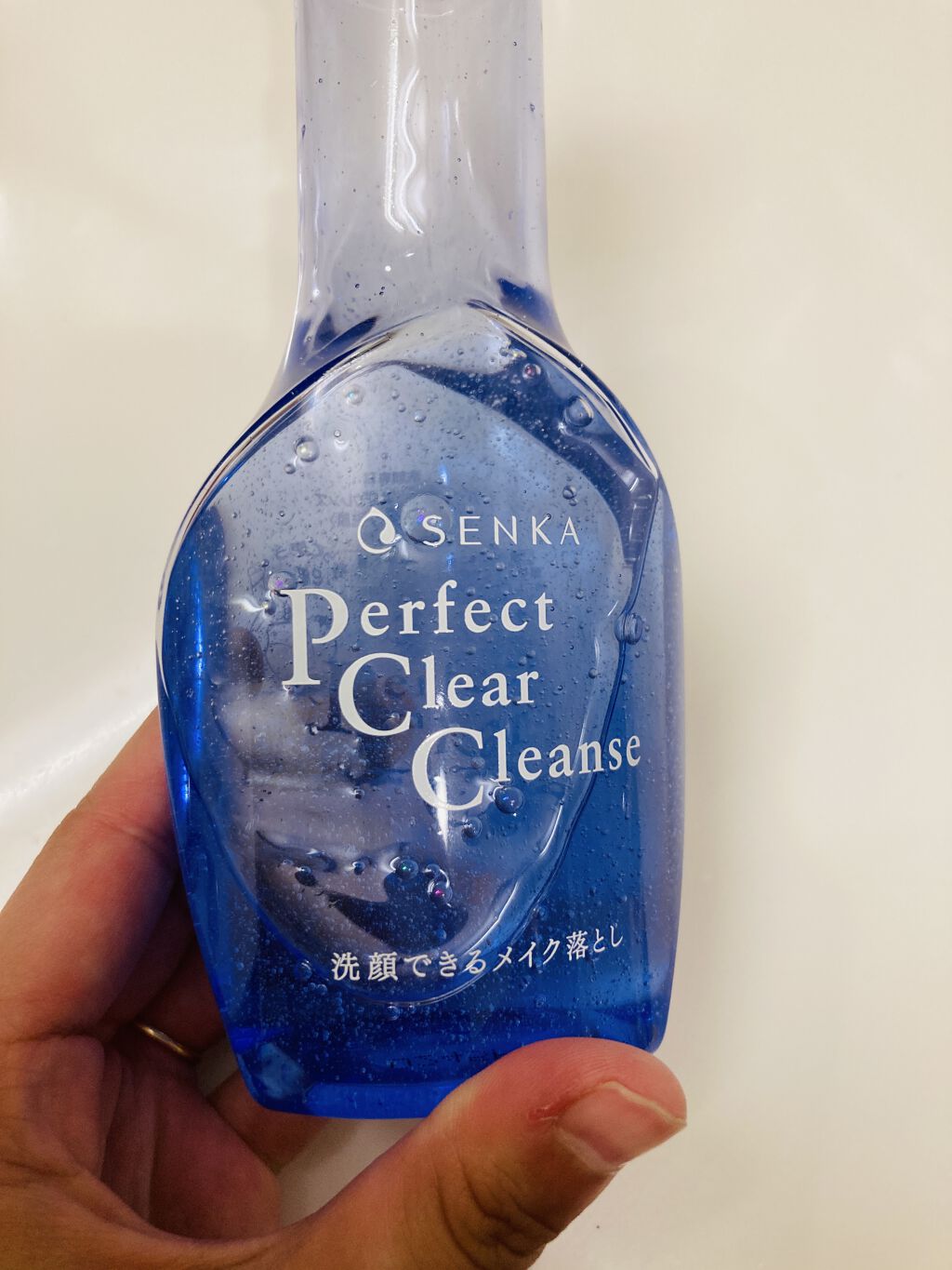 洗顔専科　パーフェクトクリアクレンズ/SENKA（専科）/クレンジングジェルを使ったクチコミ（1枚目）