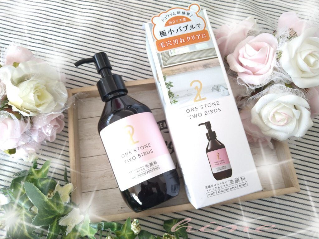洗顔だけじゃない+パックもできる洗顔料/ONE STONE TWO BIRDS/その他洗顔料を使ったクチコミ(1枚目)