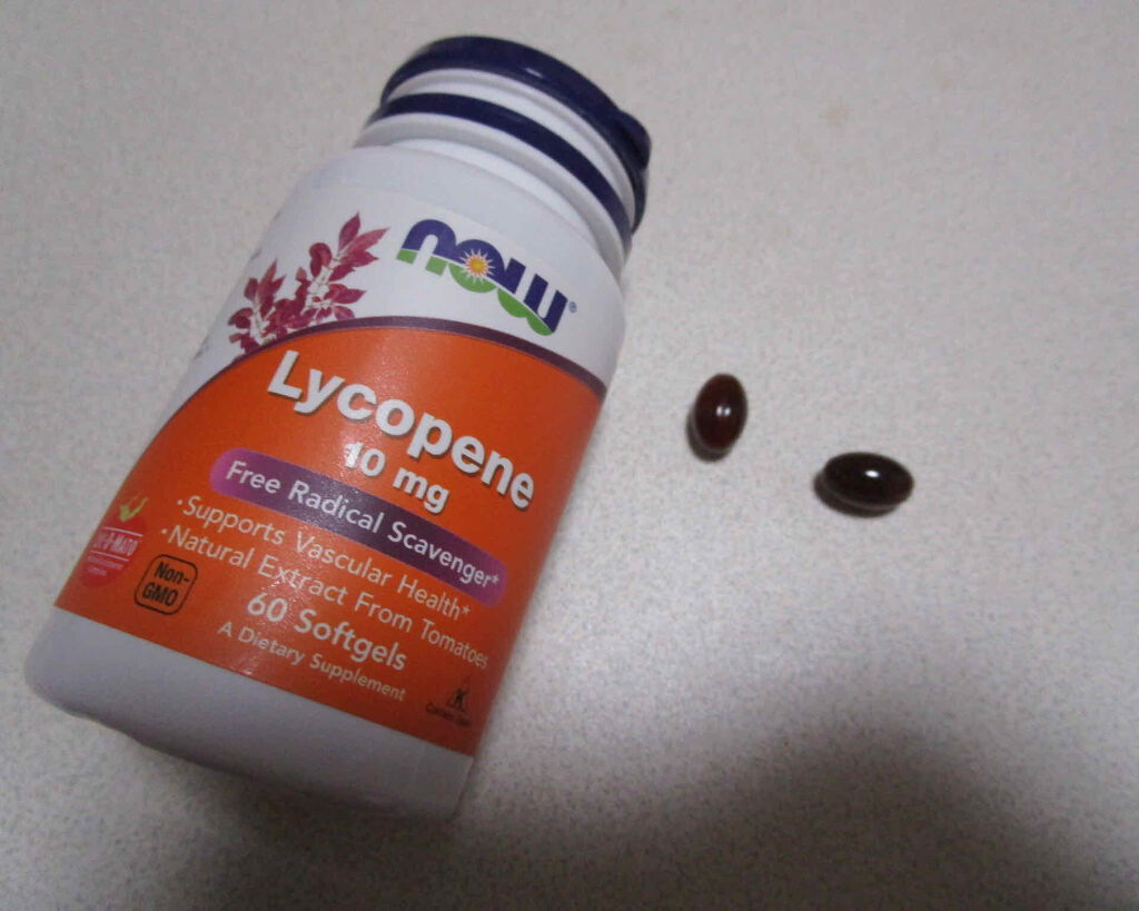 Now Foods リコピンのクチコミ「💊普段飲んでいる美白サプリメント💊


戯ちゃん。大好きなので全部戯ちゃん。の
真似っこです、.....」（3枚目）