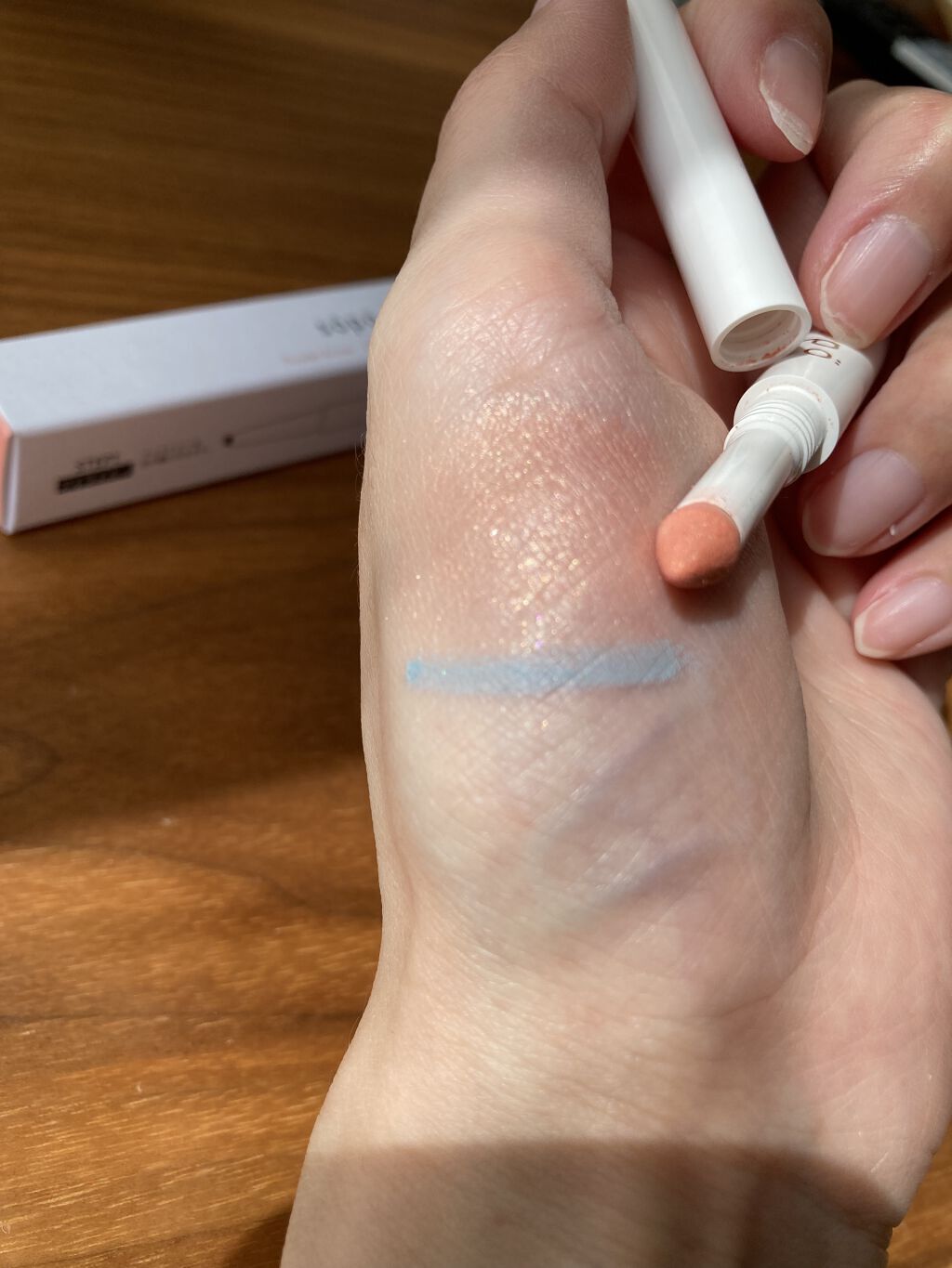 パウダー&ライナー/sopo/スティックアイシャドウを使ったクチコミ（1枚目）