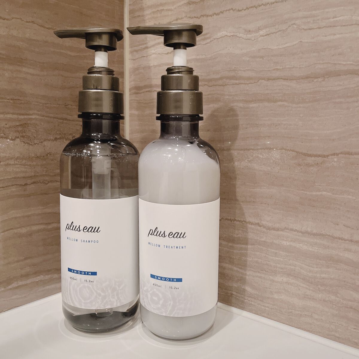 メロウシャンプー/メロウトリートメント/plus eau/市販シャンプーを使ったクチコミ（3枚目）