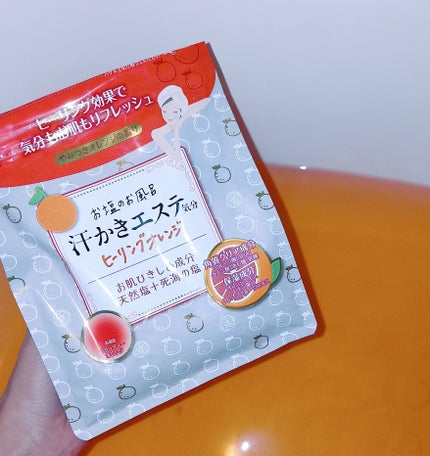 汗かきエステ気分 ヒーリングオレンジ/マックス/無機塩系入浴剤を使ったクチコミ(1枚目)