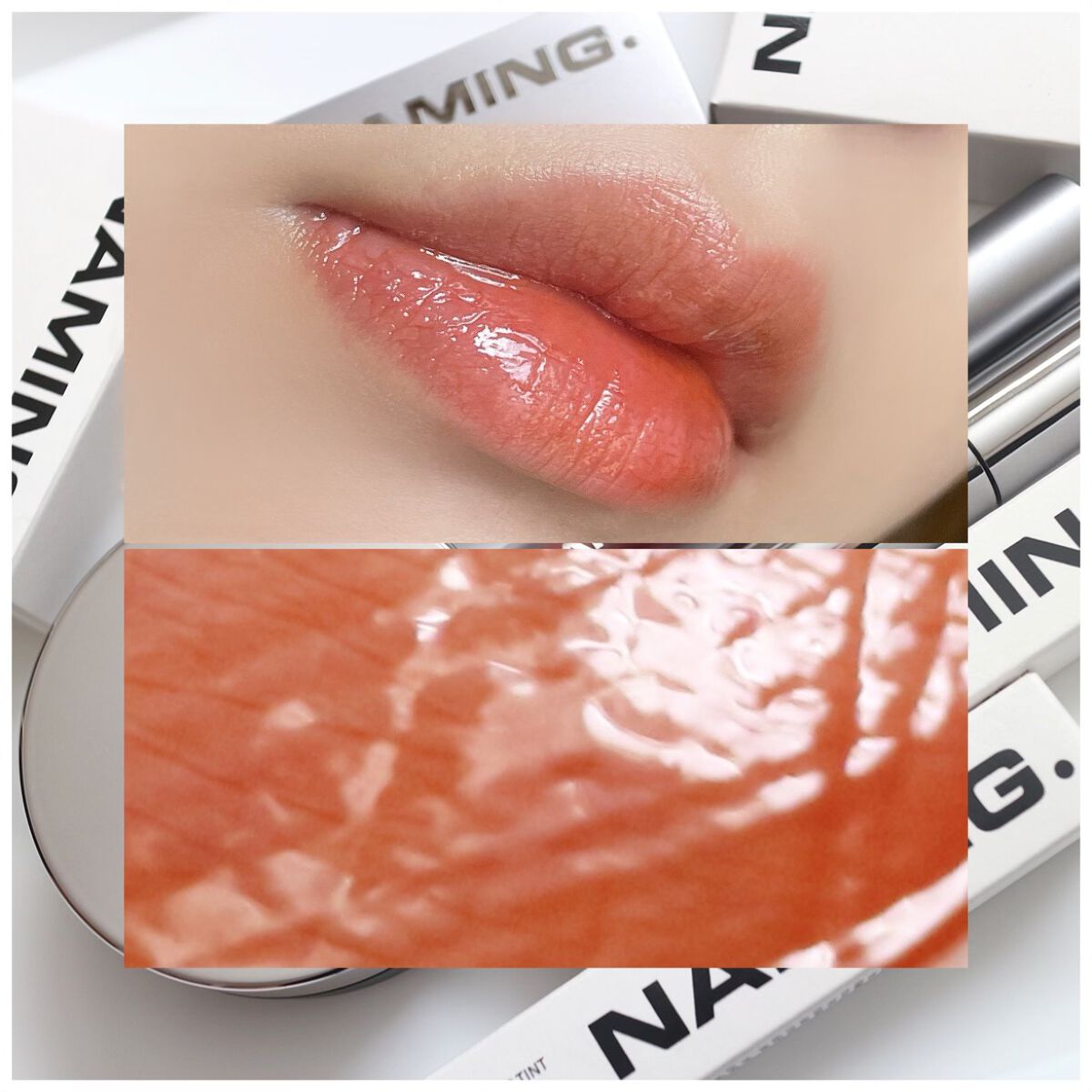 デュイグロウリップティント/NAMING./リップティントを使ったクチコミ（3枚目）
