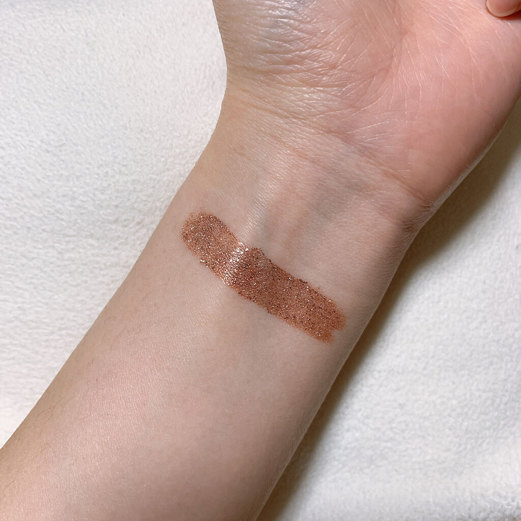 トゥインクル グリッター 3 ホログラム/innisfree/リキッドアイライナーを使ったクチコミ（3枚目）