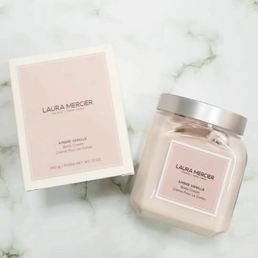 ローラ メルシエ ホイップトボディクリーム アンバーバニラのクチコミ「LAURA MERCIER、人気のボディクリーム❤
 
 
アンバーバニラの香りが、欠品になる.....」（1枚目）